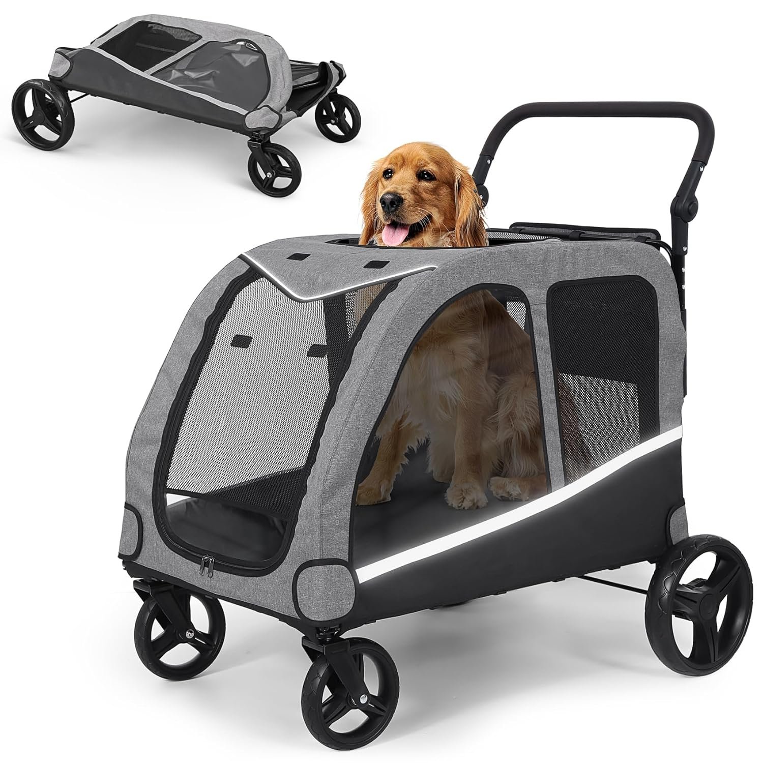 Saudism stroller up to 130 lbs