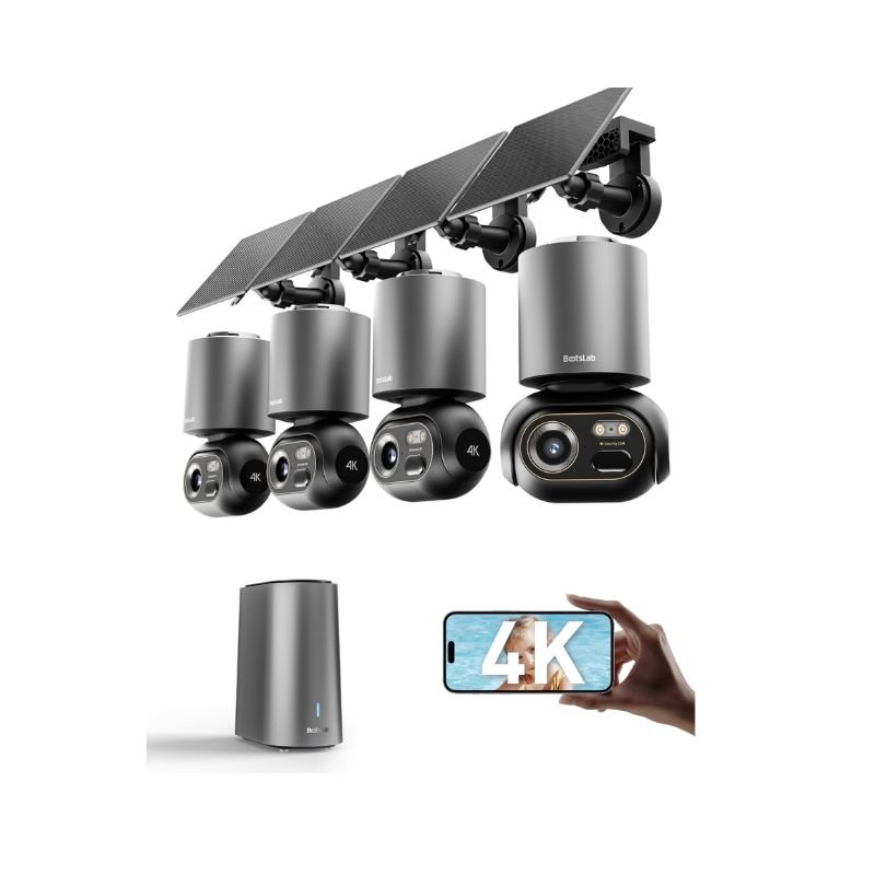 BOTSLAB 4K Solar Security Camera